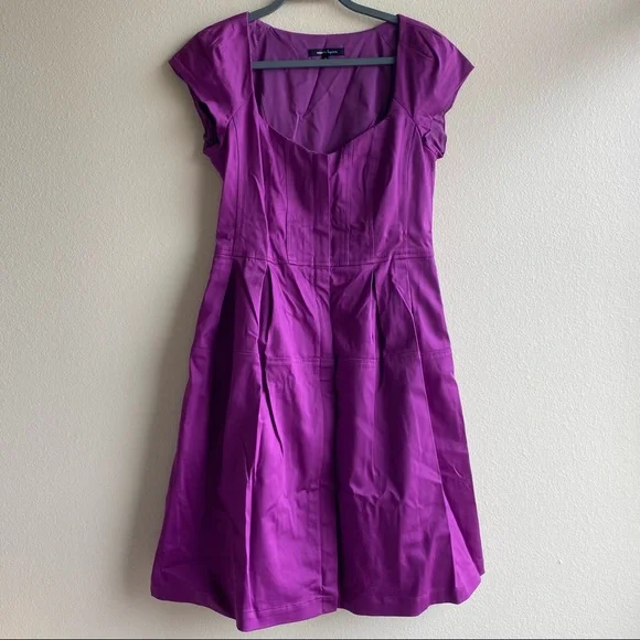 Nanette Lepore Le Cirque Cap Sleeve A-Line Dress Sz. 6 - Picture 2 of 16